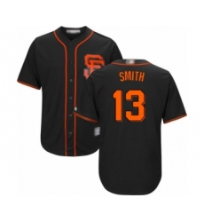 Men's San Francisco Giants #13 Will Smith Replica Black Alternate Cool Base Baseball Jersey