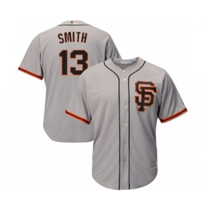 Youth San Francisco Giants #13 Will Smith Authentic Grey Road 2 Cool Base Baseball Jersey