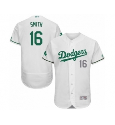 Men's Los Angeles Dodgers #16 Will Smith White Celtic Flexbase Authentic Collection Baseball Player Jersey