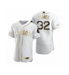 Men's Boston Red Sox #32 Matt Barnes Nike White Authentic Golden Edition Jersey