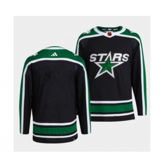 Men's Dallas Stars Blank 2022 Balck Reverse Retro 2.0 Stitched Jersey