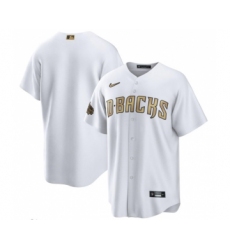 Men's Arizona Diamondbacks Blank White 2022 All-Star Cool Base Stitched Baseball Jersey