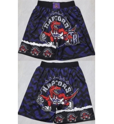 Men's Toronto Raptors Black Shorts (Run Small)