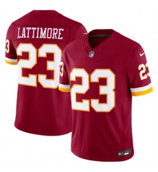 Men's Washington Commanders #23 Trey Amos Burgundy 2026 F.U.S.E. Vapor Limited Stitched Football Jersey