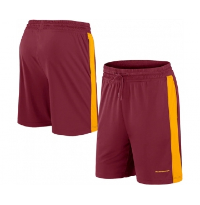 Men's Washington Commanders Burgundy Performance Shorts