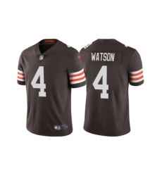 Men's Cleveland Browns #4 Deshaun Watson Brown Vapor Untouchable Limited Stitched Jersey Men's Cleveland Browns #4 Deshaun Watson Brown Vapor Untouchable Limited Stitched Jersey