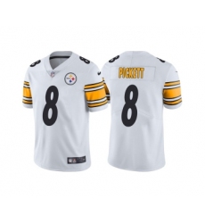 Men's Pittsburgh Steelers #8 Kenny Pickett 2022 White Vapor Untouchable Limited Stitched Jersey Men's Pittsburgh Steelers #8 Kenny Pickett 2022 White Vapor Untouchable Limited Stitched Jersey