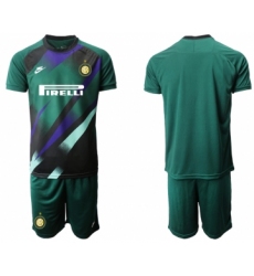 2020-21 Inter Milan Dark Green Goalkeeper Soccer Jersey