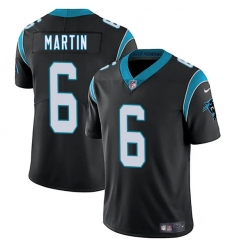 Men's Carolina Panthers #6 Sam Martin Black 2025 Vapor Limited Football Stitched Jersey