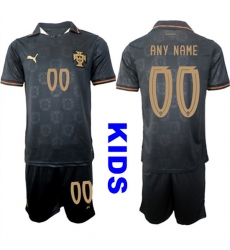 Youth Portugal Custom Any Name And Number National Team FIFA x World Cup 2026 Away Gray On Eusebio spe