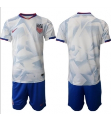 Men's United States USA Blank or Custom Team FIFA x World Cup 2026 Home White On Field Suit Jersey