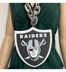 Las Vegas Raide Fan Chain, NFL fans, Team Logo Big necklace,  large  pendant, Medal gift clothing tag Accessories