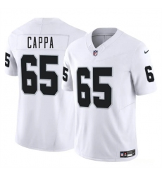 Men's Las Vegas Raiders #65 Alex Cappa White 2025 F.U.S.E. Vapor Football Stitched Jersey