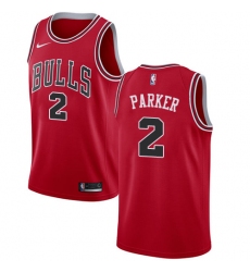 Youth Nike Chicago Bulls #2 Jabari Parker Swingman Red NBA Jersey - Icon Edition