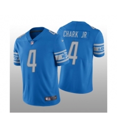 Men's Detroit Lions #4 DJ Chark Jr. Blue Vapor Untouchable Limited Stitched Jersey