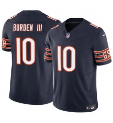 Men's Chicago Bears #10 Luther Burden III Navy 2025 F.U.S.E. Vapor Untouchable Limited Football Stitched Jersey