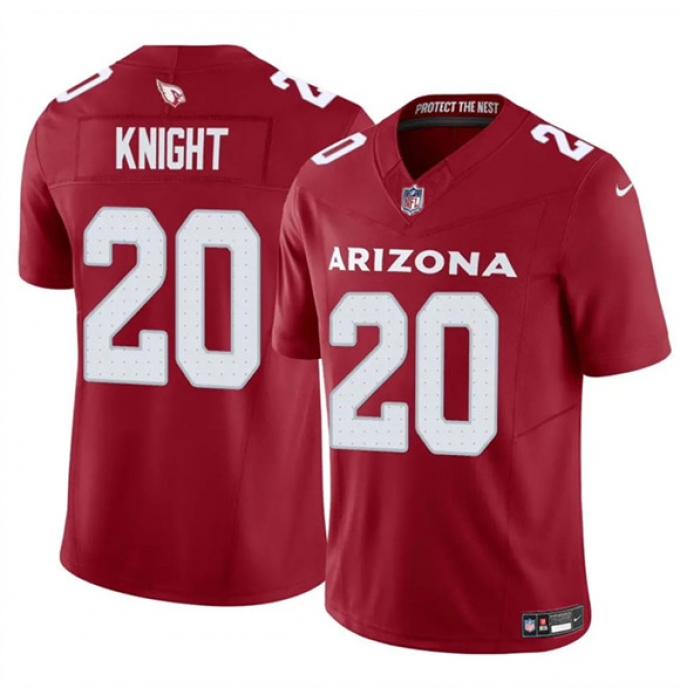 Men's Arizona Cardinals #20 Bam Knight Red 2025 F.U.S.E. Vapor Untouchable Limited Football Stitched Jersey