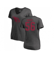 Football Women's Arizona Cardinals #56 Terrell Suggs Ash One Color T-Shirt