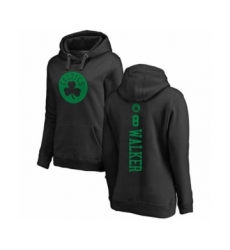 Basketball Women's Boston Celtics #8 Kemba Walker Black One Color Backer Pullover Hoodie