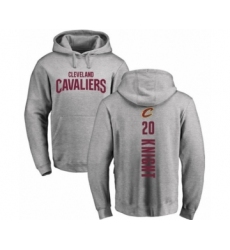 Basketball Cleveland Cavaliers #20 Brandon Knight Ash Backer Pullover Hoodie