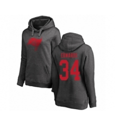 Football Women's Tampa Bay Buccaneers #34 Mike Edwards Ash One Color Pullover Hoodie