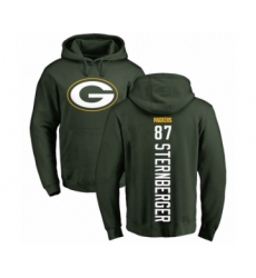 Football Green Bay Packers #87 Jace Sternberger Green Backer Hoodie