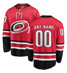 Men's Carolina Hurricanes Fanatics Branded Red Home Breakaway Custom Jersey