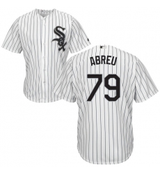Men's Majestic Chicago White Sox #79 Jose Abreu White Home Flex Base Authentic Collection MLB Jersey