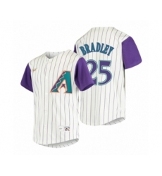 Men's Arizona Diamondbacks #25 Archie Bradley Nike Cream 2020 Cooperstown Collection Alternate Jersey