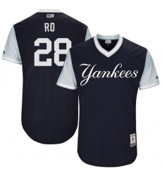 Men's Majestic New York Yankees #28 Austin Romine 