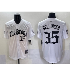 Men's New York Yankees #35 Cody Bellinger White 'Gothic Legacy Edition' Vapor Premier Limited Stitched Baseball Jersey