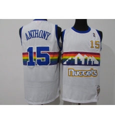 Men's Denver Nuggets #15 Nikola Jokic White Swingman Jersey