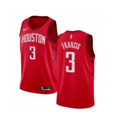 Youth Nike Houston Rockets #3 Steve Francis Red Swingman Jersey - Earned Edition