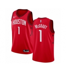 Youth Nike Houston Rockets #1 Tracy McGrady Red Swingman Jersey - Earned Edition