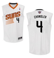 Women's Adidas Phoenix Suns #4 Tyson Chandler Authentic White Home NBA Jersey