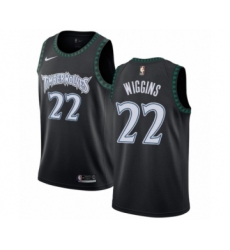 Youth Nike Minnesota Timberwolves #22 Andrew Wiggins Swingman Black Hardwood Classics Jersey