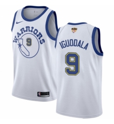 Men's Nike Golden State Warriors #9 Andre Iguodala Swingman White Hardwood Classics 2018 NBA Finals Bound NBA Jersey