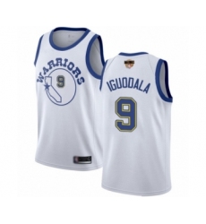 Youth Golden State Warriors #9 Andre Iguodala Swingman White Hardwood Classics 2019 Basketball Finals Bound Basketball Jersey