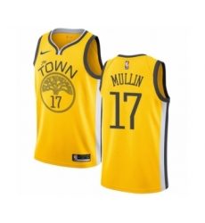 Youth Nike Golden State Warriors #17 Chris Mullin Yellow Swingman Jersey - Earned Edition
