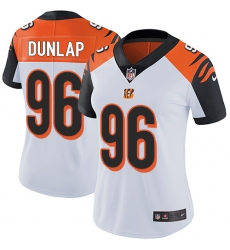 Women's Nike Cincinnati Bengals #96 Carlos Dunlap Vapor Untouchable Limited White NFL Jersey