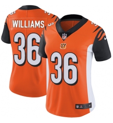 Women's Nike Cincinnati Bengals #36 Shawn Williams Vapor Untouchable Limited Orange Alternate NFL Jersey
