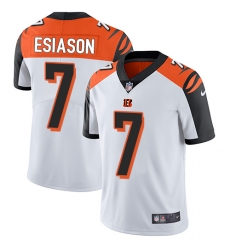 Men's Nike Cincinnati Bengals #7 Boomer Esiason Vapor Untouchable Limited White NFL Jersey