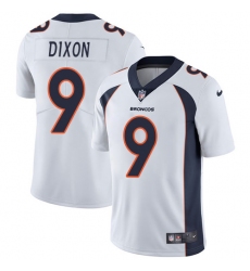 Men's Nike Denver Broncos #9 Riley Dixon White Vapor Untouchable Limited Player NFL Jersey