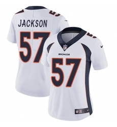 Women's Nike Denver Broncos #57 Tom Jackson Elite White NFL Jersey