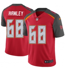 Youth Nike Tampa Bay Buccaneers #68 Joe Hawley Red Team Color Vapor Untouchable Limited Player NFL Jersey