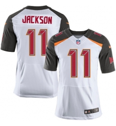 Men's Nike Tampa Bay Buccaneers #11 DeSean Jackson Elite White NFL Jersey