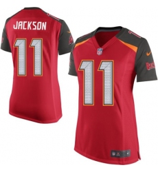 Women's Nike Tampa Bay Buccaneers #11 DeSean Jackson Game Red Team Color NFL Jersey