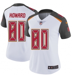 Women's Nike Tampa Bay Buccaneers #80 O. J. Howard Elite White NFL Jersey