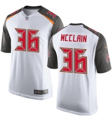Men's Nike Tampa Bay Buccaneers #36 Robert McClain Game White NFL Jersey
