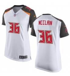Women's Nike Tampa Bay Buccaneers #36 Robert McClain Game White NFL Jersey
